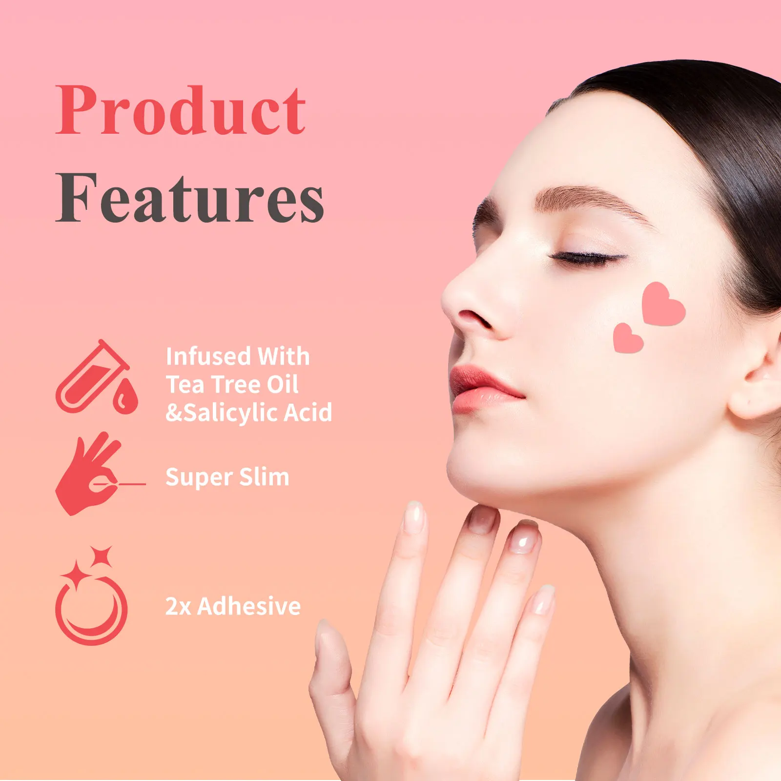 Heart Pimple Patches